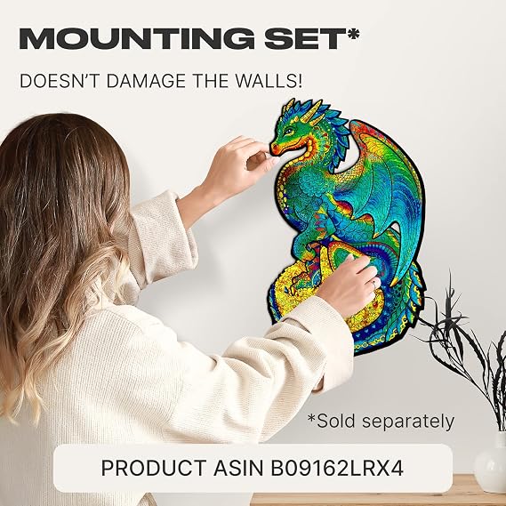 UNIDRAGON Wooden Puzzle - Dragon Protector Jigsaw Puzzle - 330 pcs
