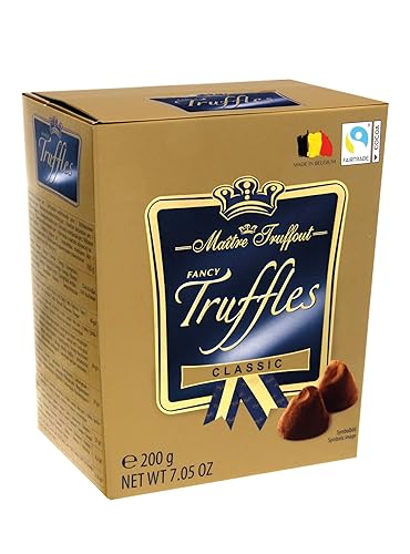 Maitre Truffout Trufas de chocolate, 7.05 oz (clásica)