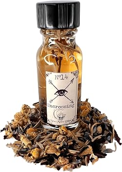 Uncrossing Oil by New Moon Vibes - Remove Hexes Evil Eye Curses Negative Bonds Energies Protection Break Hex Jinx Spells Conjure Rituals Handmade with Essential Oils Herbs - Wicca Pagan Hoodoo Magick