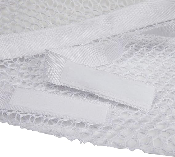 Household Essentials 135 Polyester Sneaker Wash and Dry Bag for Laundry Machines - White