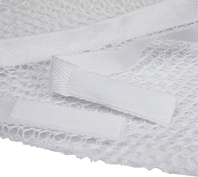 Household Essentials 135 Polyester Sneaker Wash and Dry Bag for Laundry Machines - White