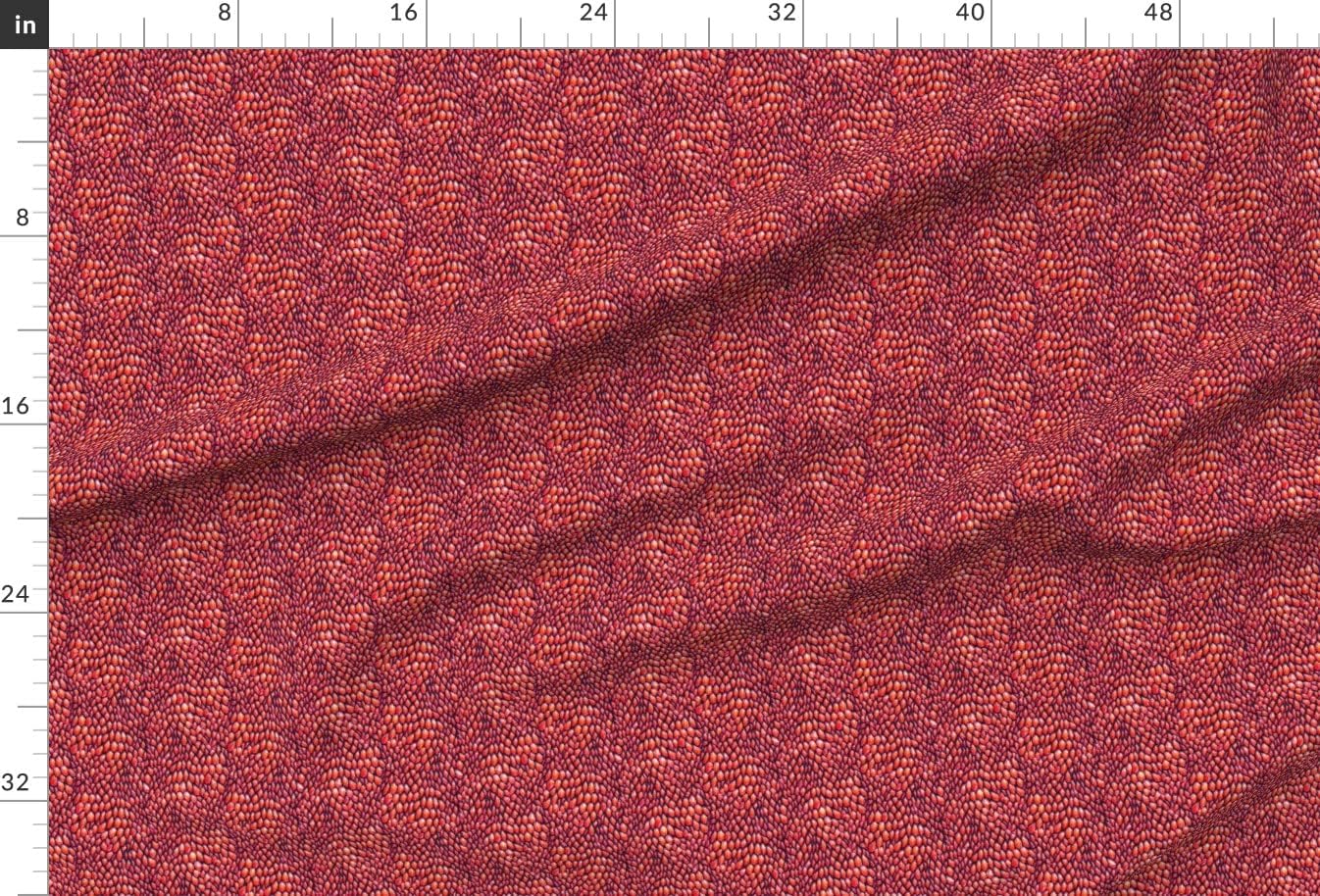 Spoonflower Fabric - Fantasy Red Dragon Scales Scale Costume Printed on Upholstery Velvet Fabric Fat Quarter - Upholstery Home Decor Bottomweight Apparel