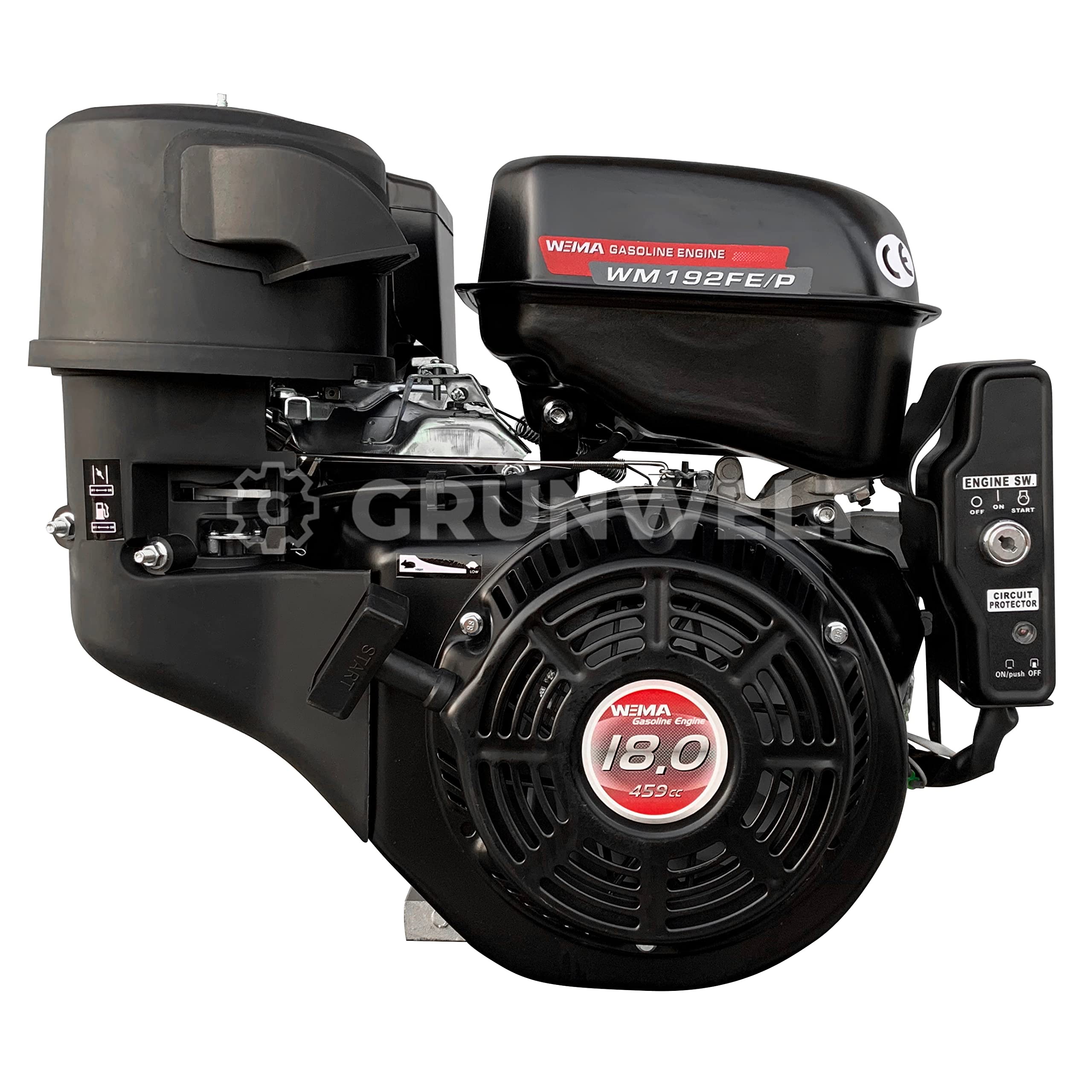 Weima WM192FE Benzinmotor 18 PS 460 ccm 25 mm E-Starter Kartmotor Einachser Austauschmotor