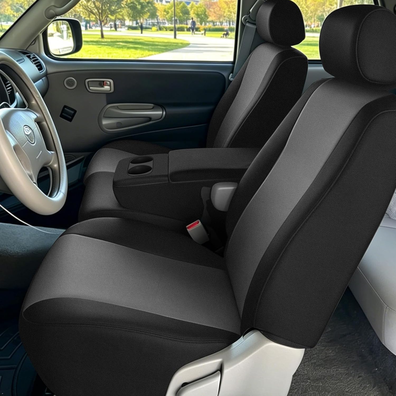 Front Seat Covers Replace for 2000-2004 Toyota Tundra 40/60 Split Seat