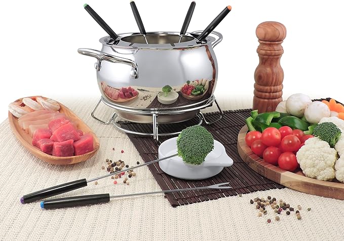 Fondue Eléctrico Swissmar Mont Brule 2L Acero Inoxidable miniatura 2