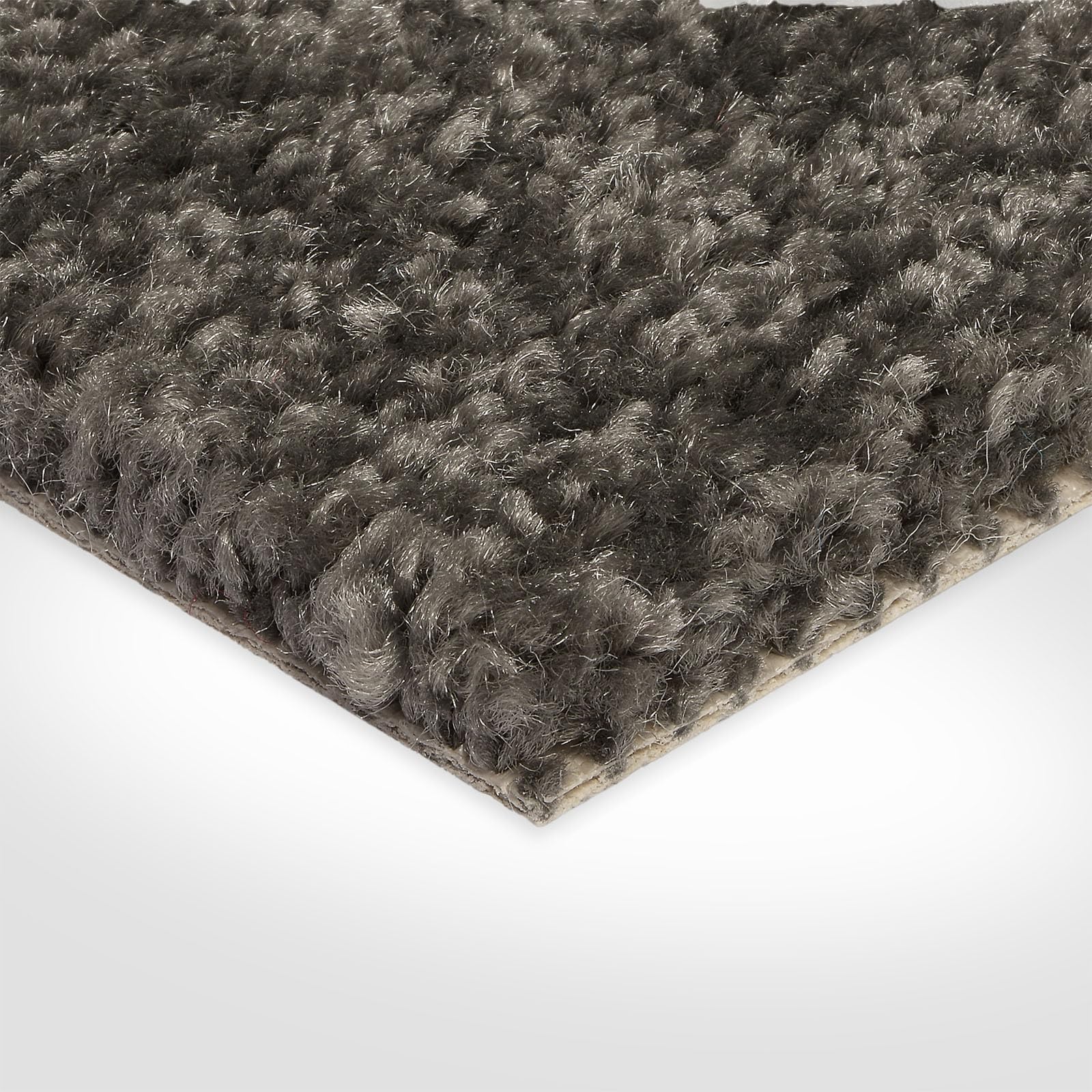 Teppichboden Meterware Auslegware Velours Hochflor | 4m 5m breit, hell-grau, 200x400cm
