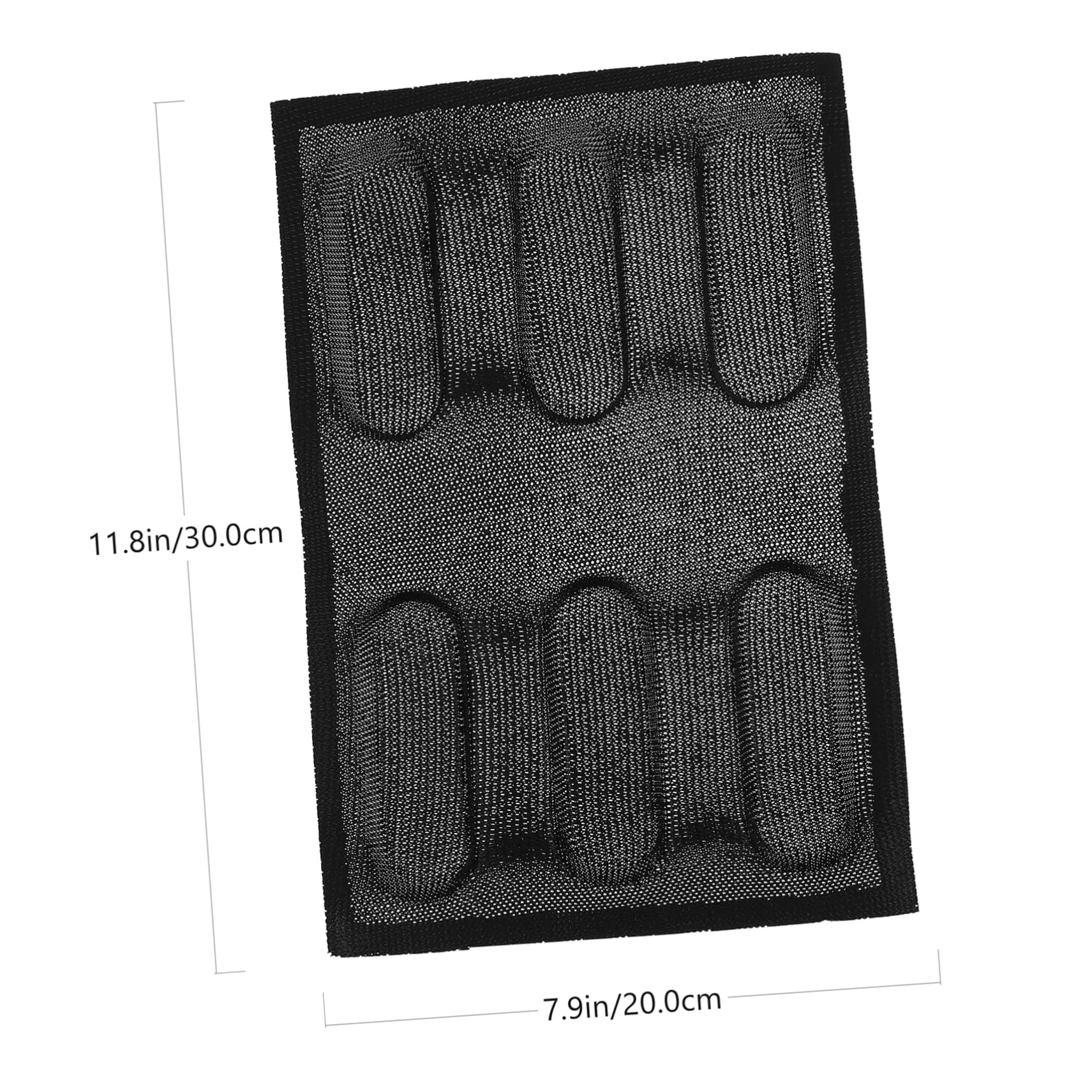 HEMOTON 3piezas Molde De Pan De Silicona No Stick y Transpirable Para Hornear Herramienta De Cocina Para Repostería Casa Color Negro