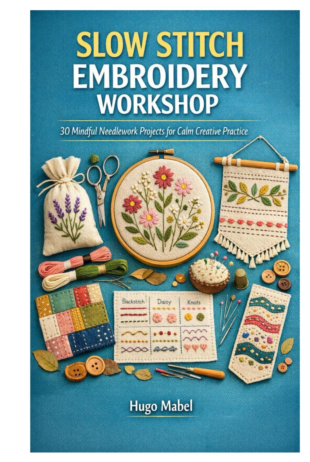 SLOW STITCH EMBROIDERY WORKSHOP: 30 Mindful Needlework Projects for Calm Creative Practice