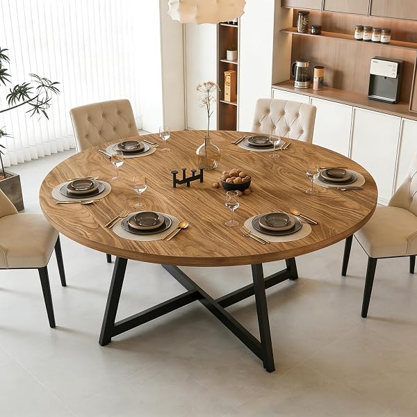 Beautiful Round Kitchen Table Ideas for Every Home 95 Large Rustic Wood Pedestal Table