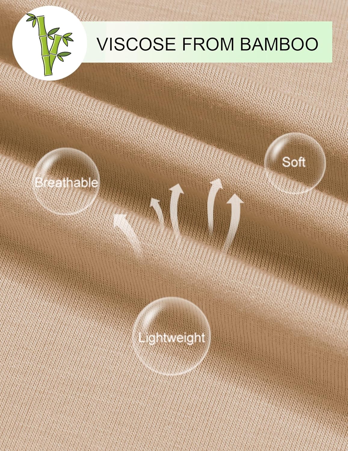 Ekouaer Womens 2 Pack Pajama Shorts 2026 Comfy Elastic Waist Sleep Shorts Bamboo Viscose Soft Pj Bottoms with Pockets - Image 4