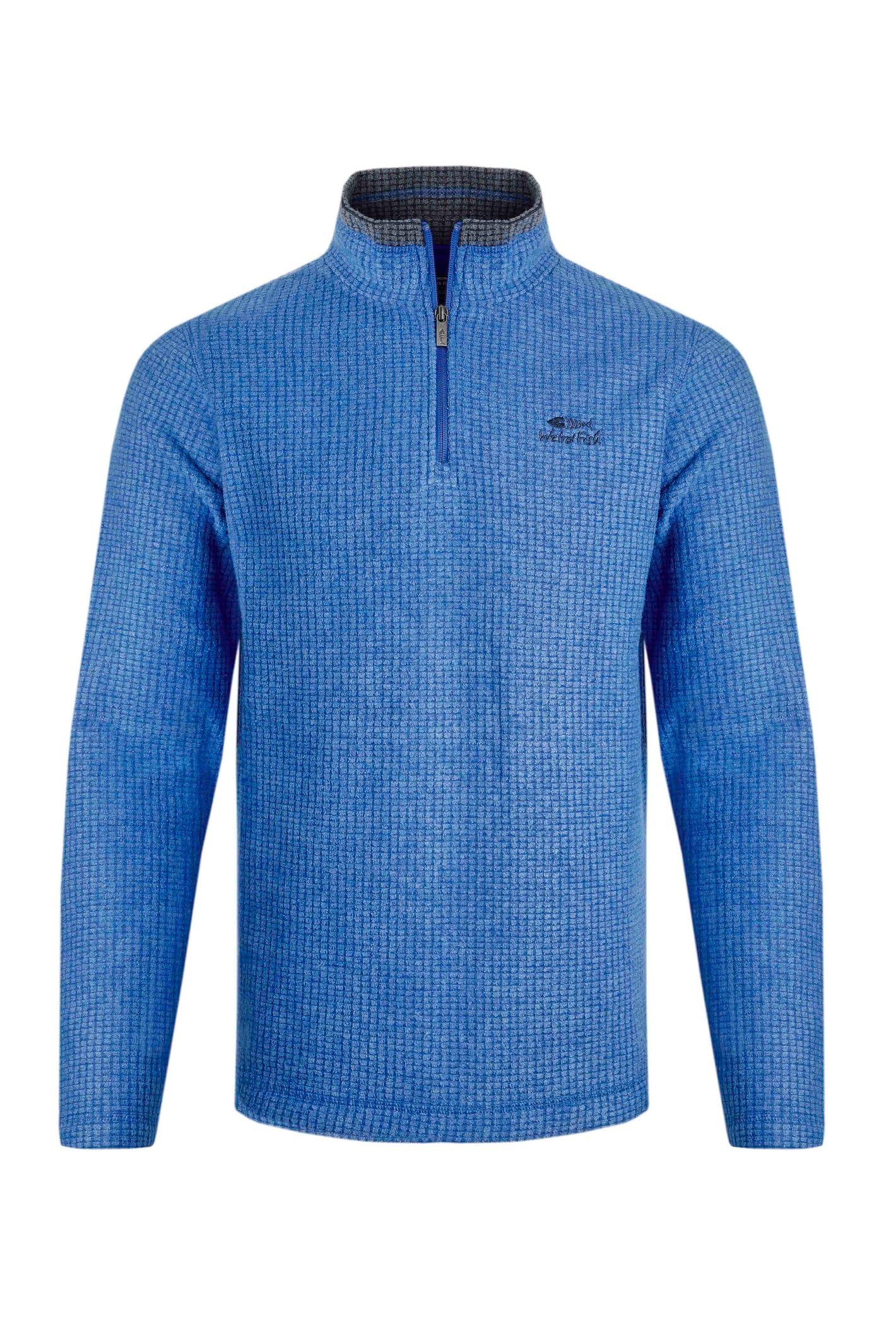 Weird Fish Newark 1/4 Zip Grid Fleece Blue Size 5XL. (Jumper/Sweater/Fleece)