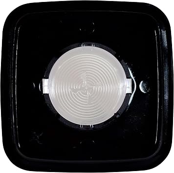 Univen Blender Jar Lid and Center Fill Cap Compatible with Oster & Osterizer Blenders Black Square