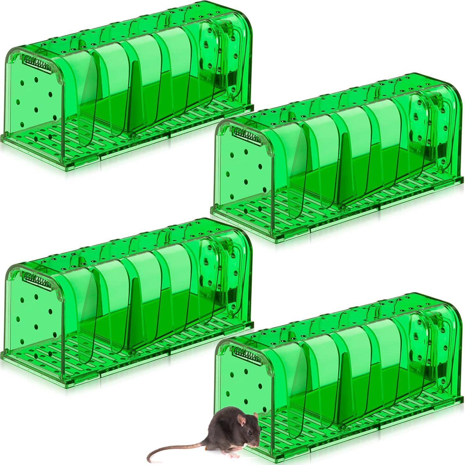 Qualirey Rat Trap Humane Mouse Trap Catch and Release