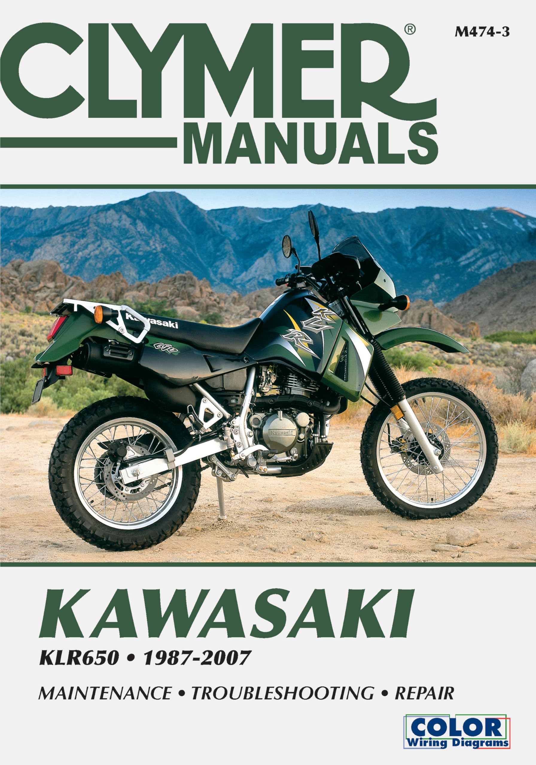 Kawasaki KLR650 Motorcycle (1987-2007) Service . Haynes**