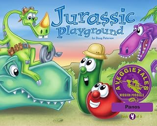 Jurassic Playground - VeggieTales Mission Possible Adventure Series #4: Personalized for Panos (Girl)