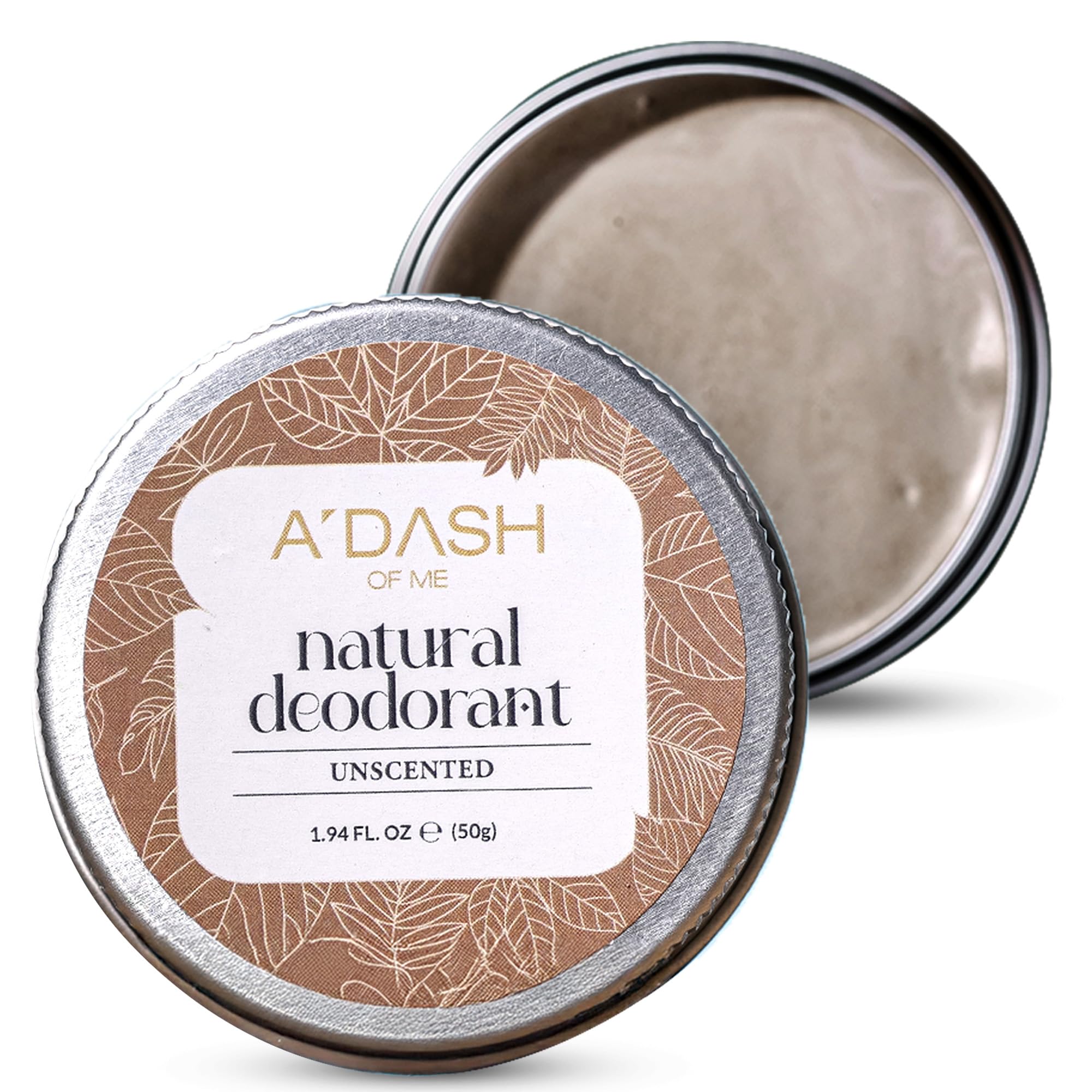 Unscented Natural Deodorant Cream for Men & Women (50g) | Aluminium Free & Fragrance Free | Deodorant for Sensitive Skin | Organic All-Natural Unscented | Teen Safe Odor Protection-image-28