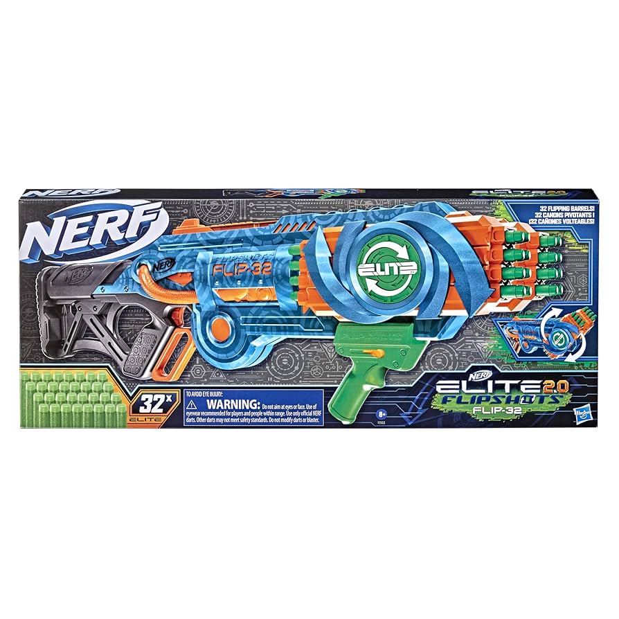 ナーフ　( NERF) 　エリート2.0 フリップショットフリップ-16 Amazon.com: Nerf Elite 2.0 Flipshots Flip-16 Blaster with 16