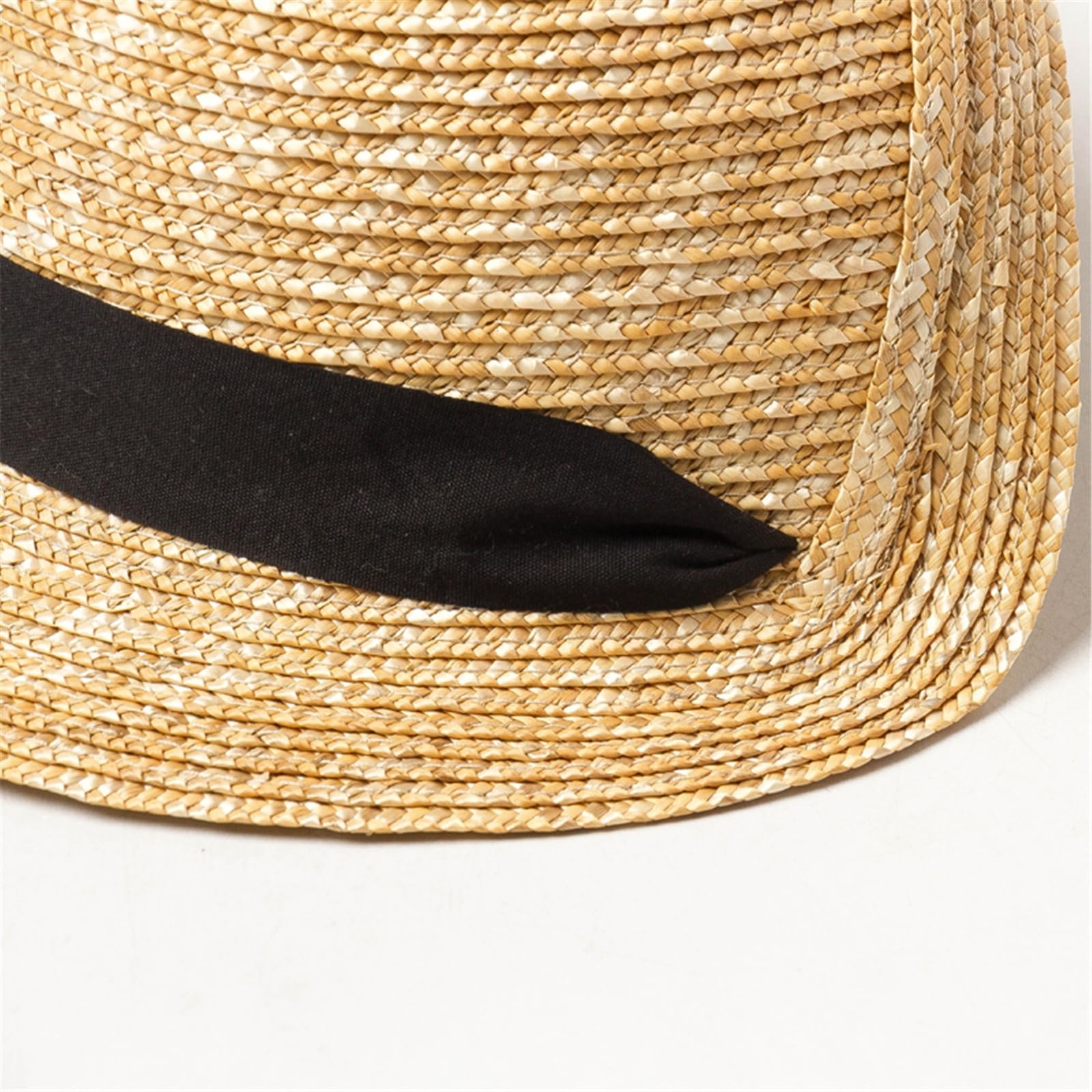 Cappello da Sole in Paglia a Tesa Larga per Bambini - Cinturino Regolabile per Protezione UV e attività all'aperto