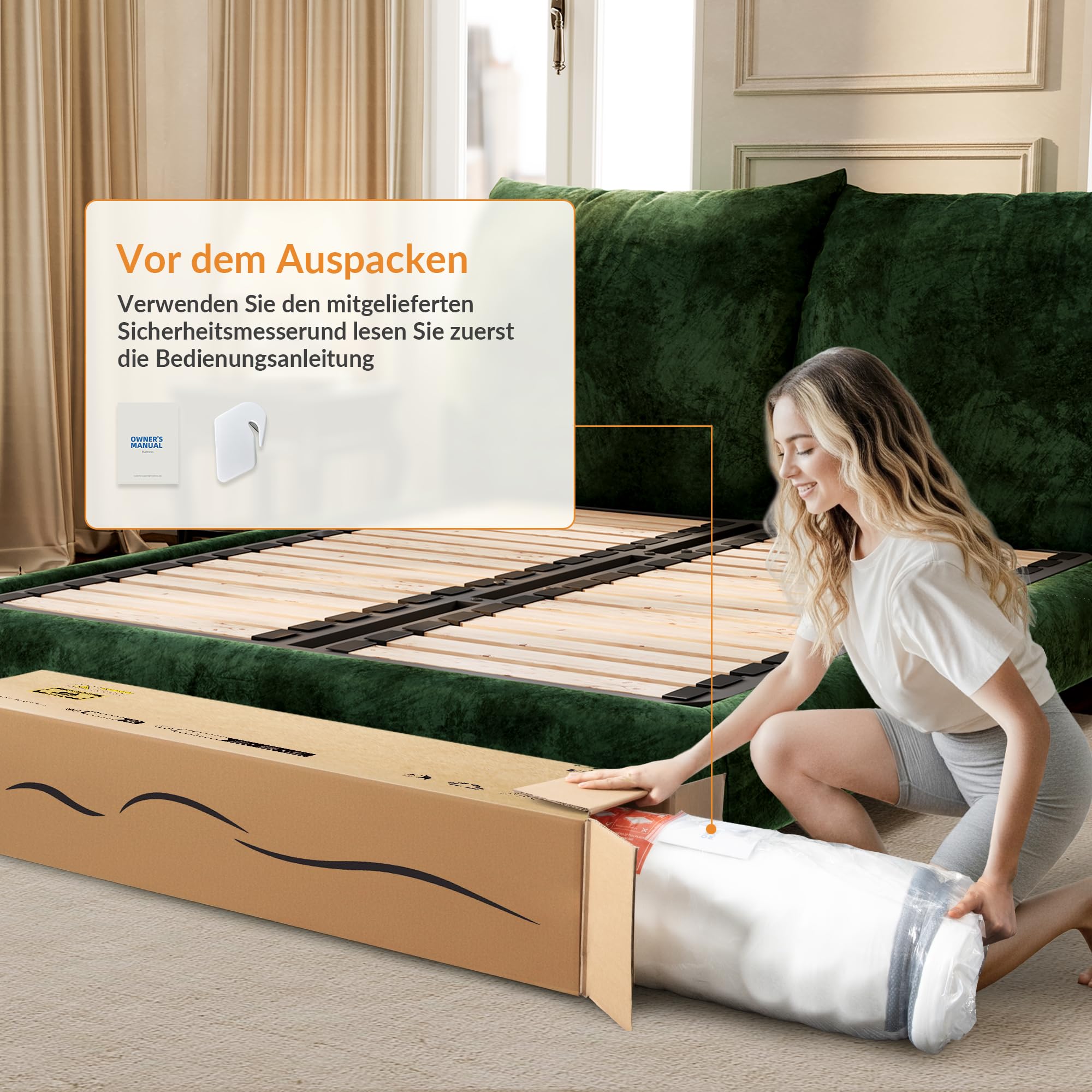 TXO Matratze 140x200cm H3, Höhe 25 cm, Pillingbeständige Taschenfederkernmatratze mit Komfortschaum, 7-Zonen-System für ergonomische Rückenlage, Oeko-TEX & CertiPUR-US Zertifiziert