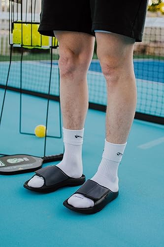 Miniatura 6 de HUHV Sandalias cómodas de recuperación - Sandalias ortopédicas con soporte de arco y plantilla de EVA extra acolchada para hombres y mujeres