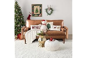 Rivet Aiden Mid-Century Modern Wooden Sofa Design with Square Arm and Wood Grain Legs