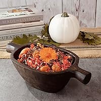 Vista 5 de Bolsa de popurrí con fragancia para decoración del hogar, florero y cuenco de pétalos florales (naranja)