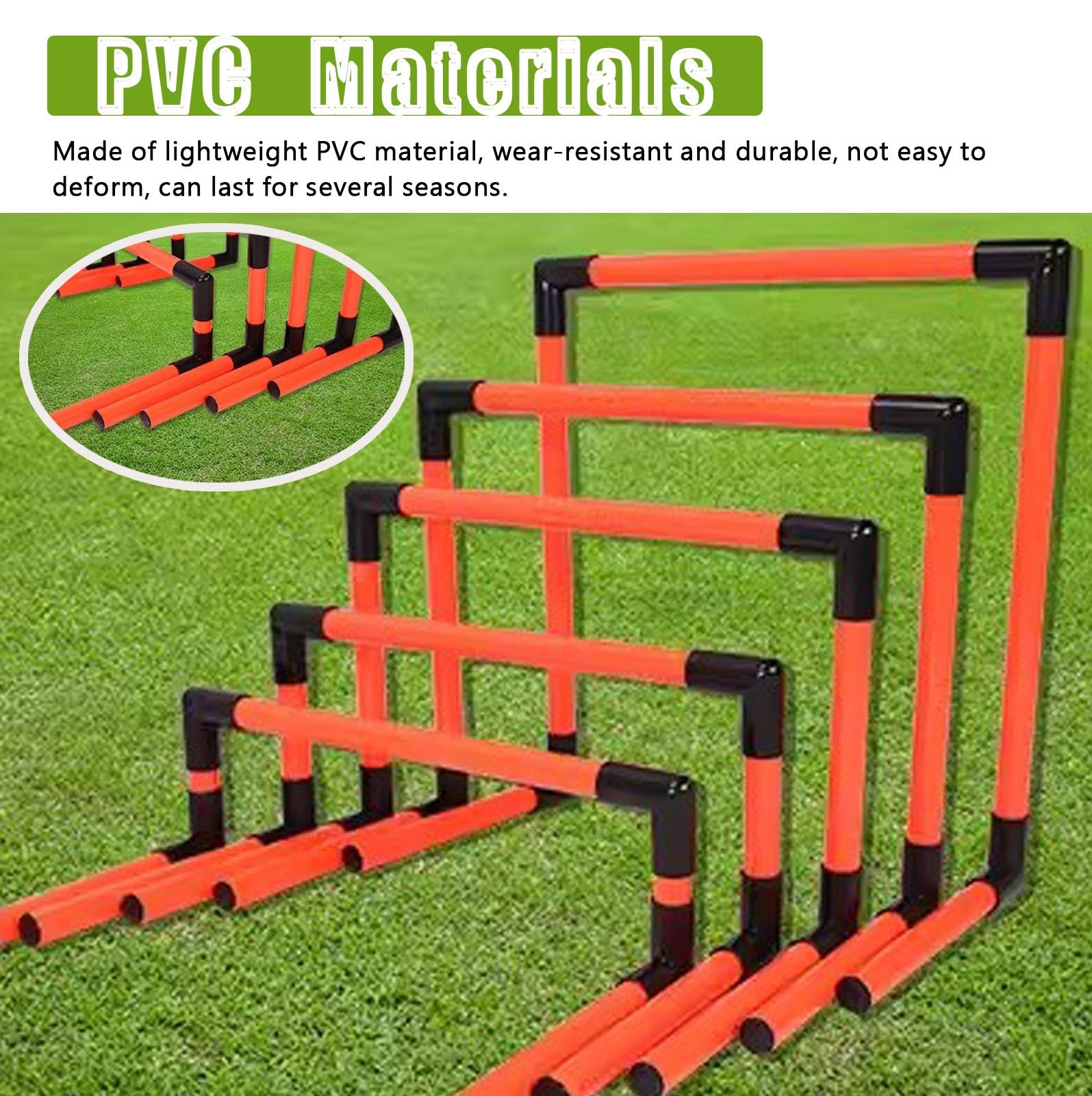 Amazon.com: Oracra Portable Jumping Hurdles Training Equipment