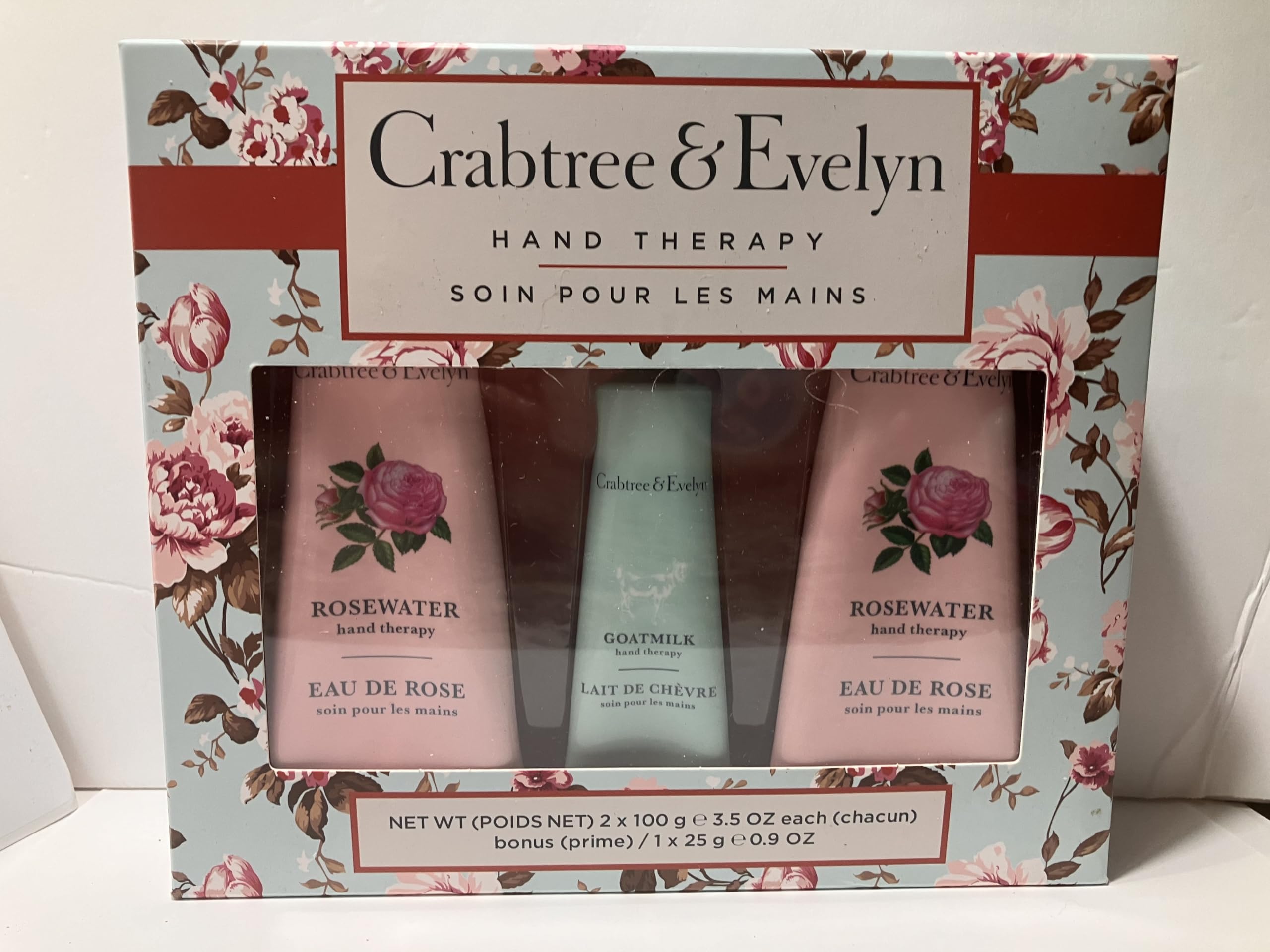 Crabtree & Evelyn Rosewater & Goatmilk Hand Therapy Gift Set