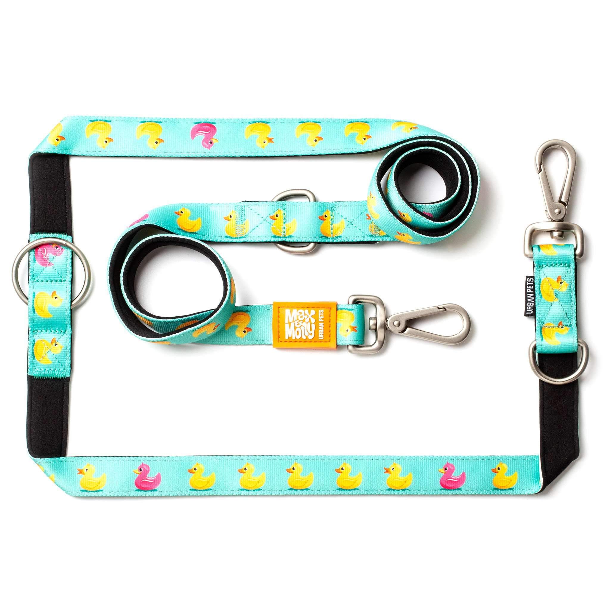 Laisse multifonctionnelle pour chien XS Max & Molly, balade urbaine et parc canard