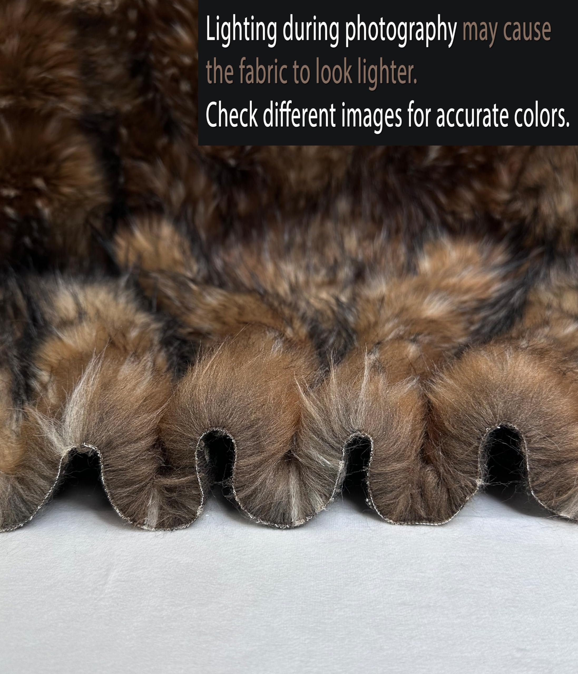 Amazon.com: Faux Animal Fake Fur 3-inch Long Pile 1400gram Per