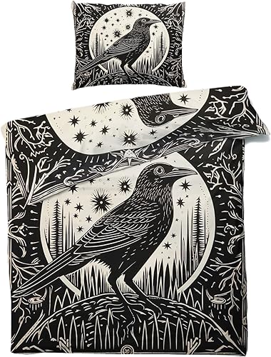 Miniatura 52 de Funda de edredón de playa tamaño matrimonial Juego de ropa de cama Sunset Sea 3 piezas Funda de edredón de microfibra suave con lazos