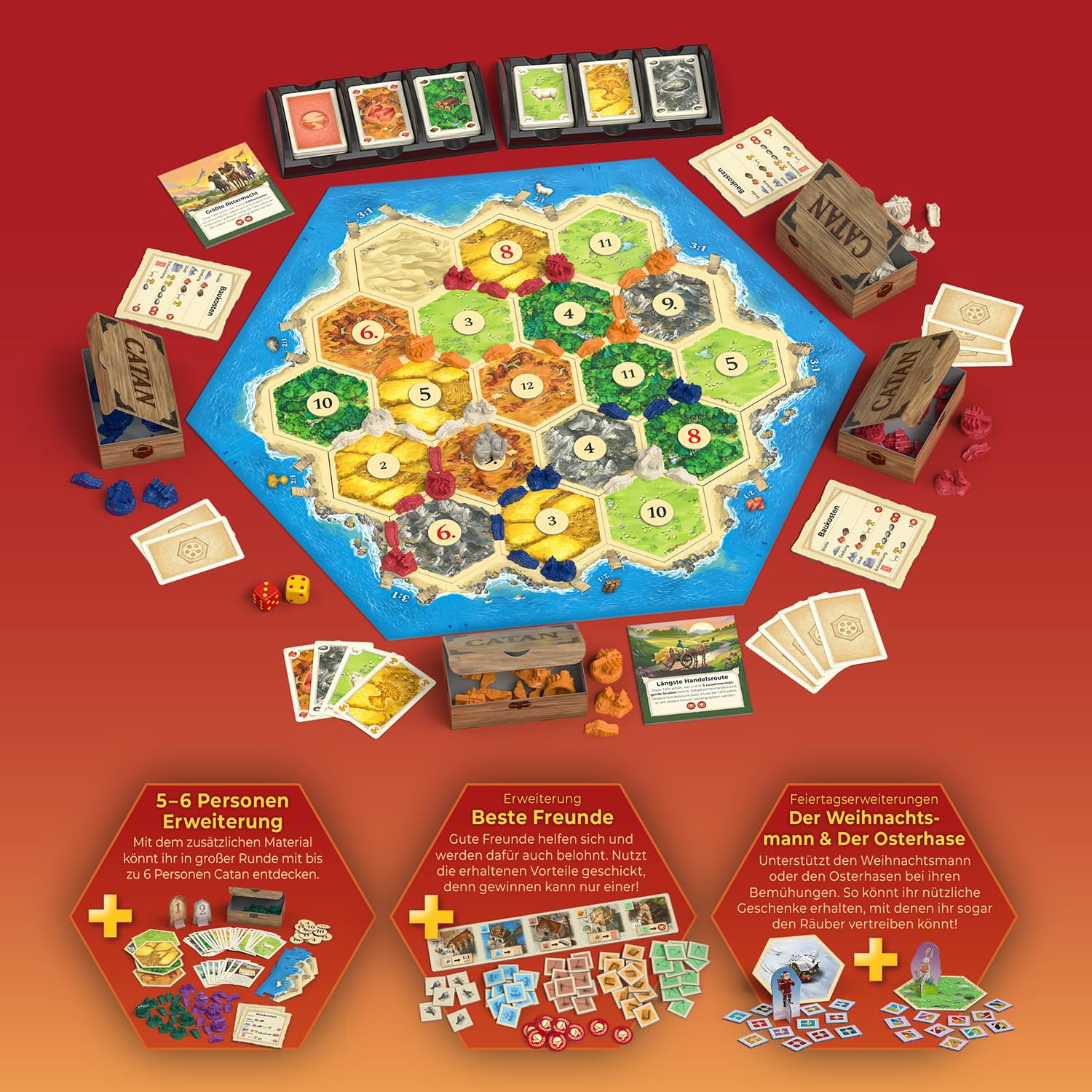 Kosmos Catan Big Box 2025: Spiel