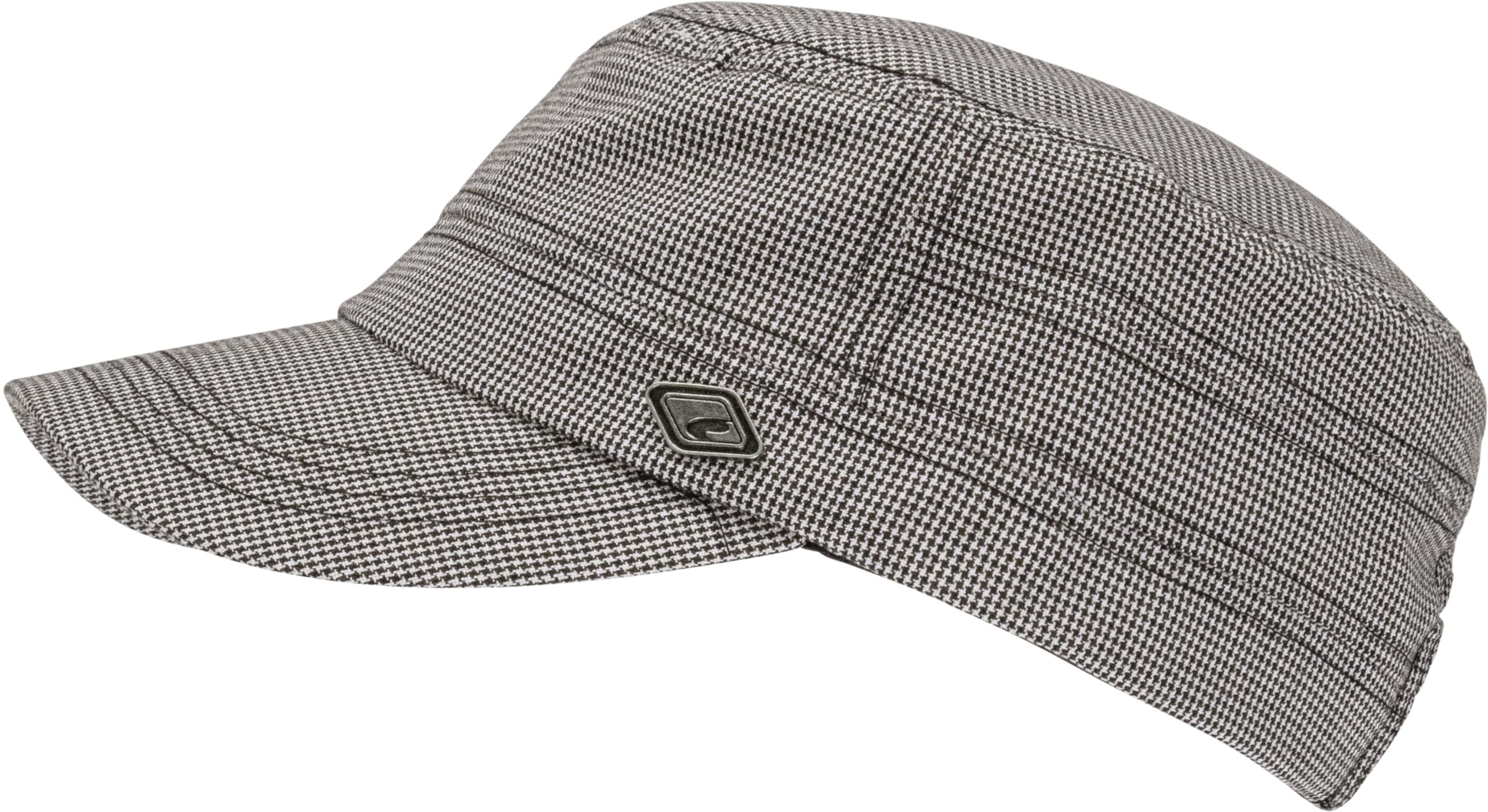 CHILLOUTS Heraklin Army Cap Women/Men - Cotton Metal Buckle, with Peak All-Season Spring Summer Autumn Winter - One Size Grey