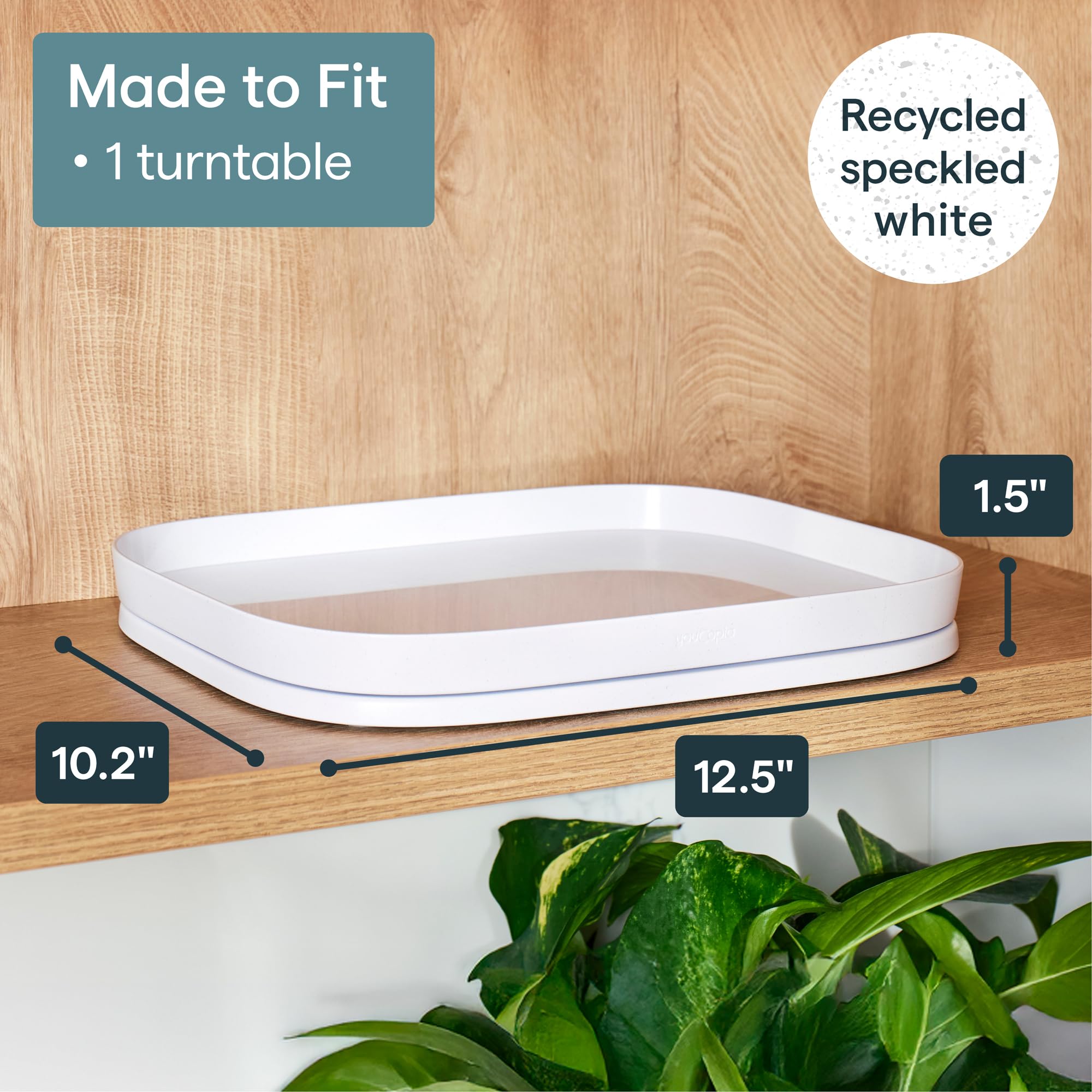 YouCopia MagicTrack Turntable - Maximize Cabinet Space -3