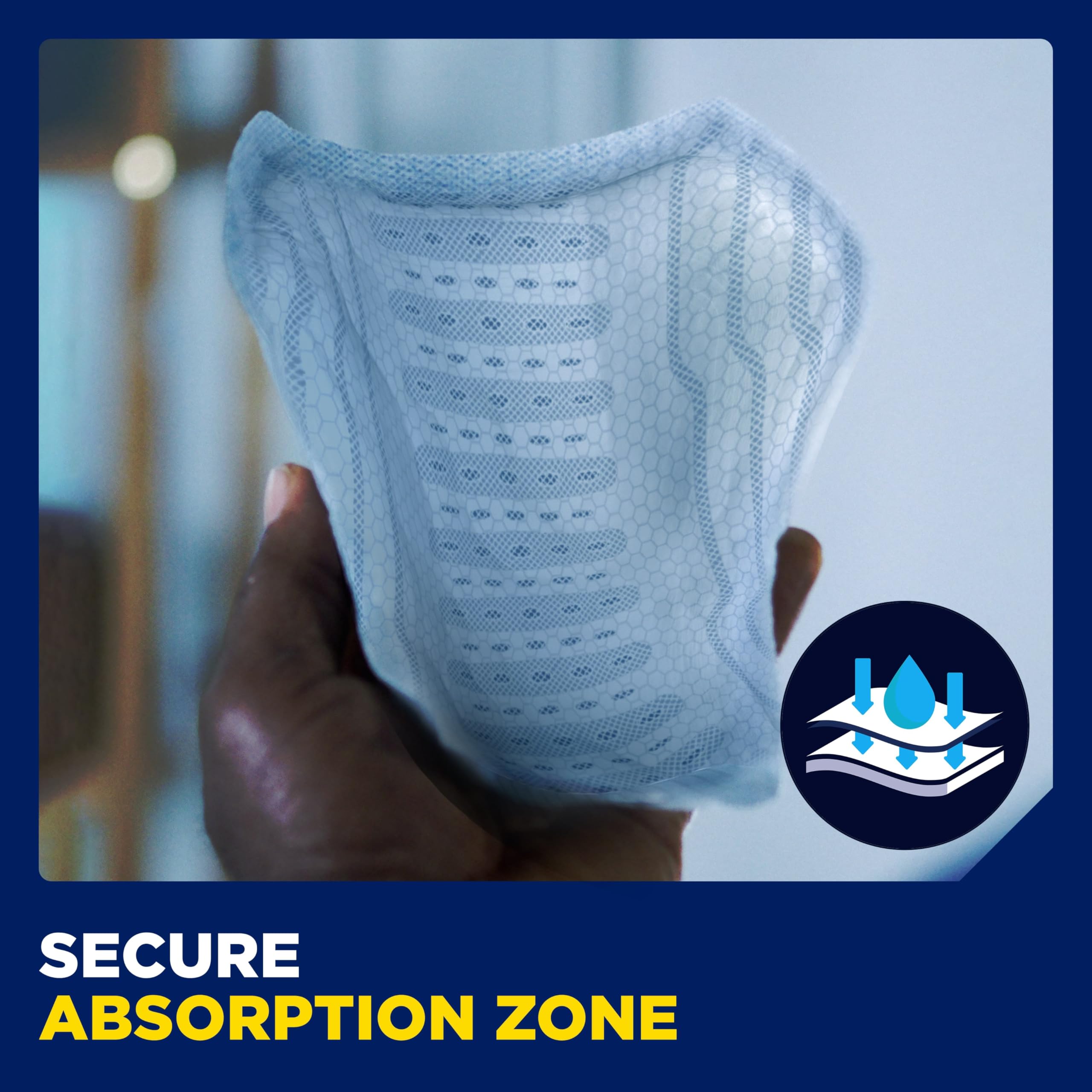 Tena Protector absorbente Active Fit para hombre, nivel 3, 6 paquetes de 16 (96 unidades)