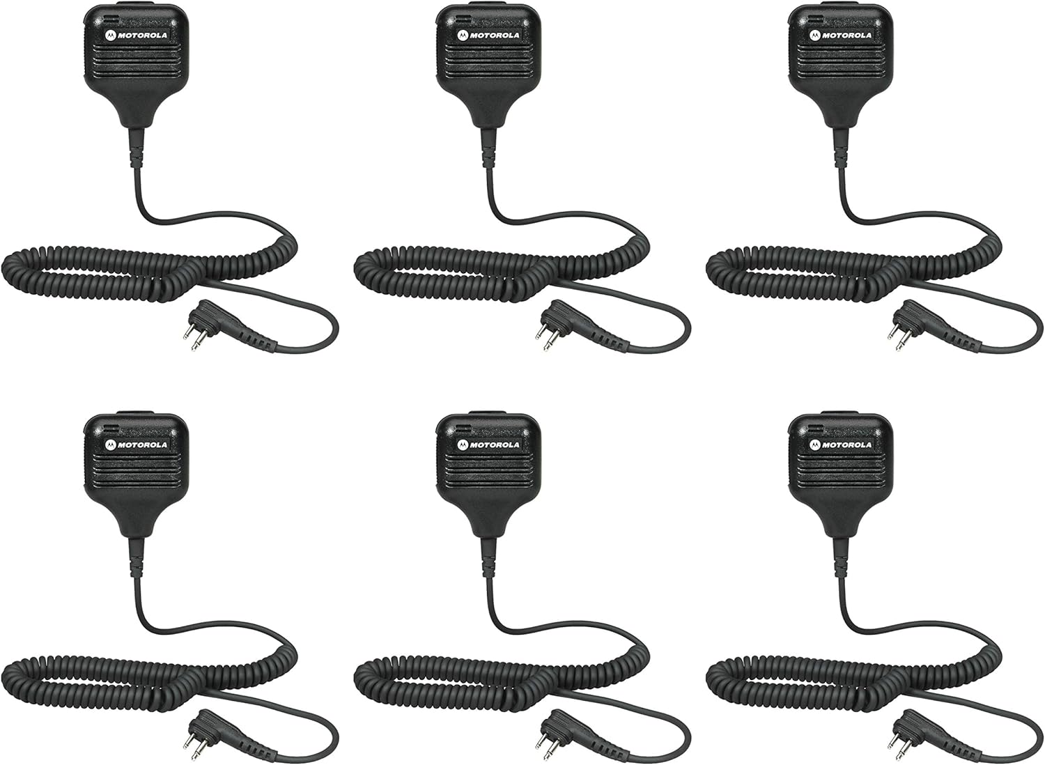 Motorola HKLN4606 External Speaker Mic (6 Pack)