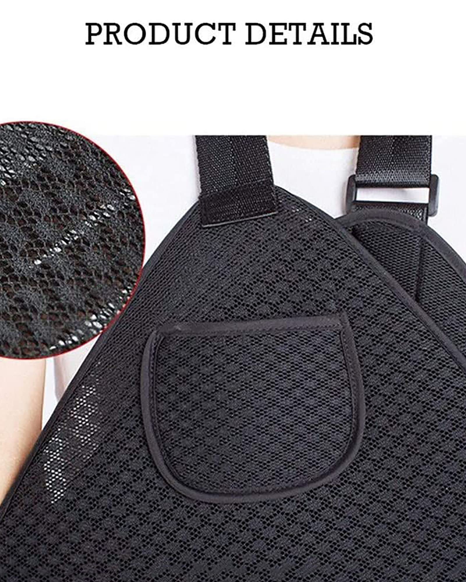 Soporte universal para brazo, correa triangular, bufanda, clavícula, eslinga para muñeca, estabilizador inmovilizador ajustable para fracturas rotas