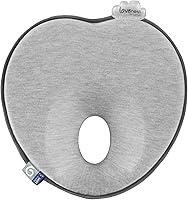 Babymoov Lovenest Organic Infant Head Support Pillow - Pediatrician Designed to Prevent Flat Head Syndrome, Versatile for Strollers & Swings