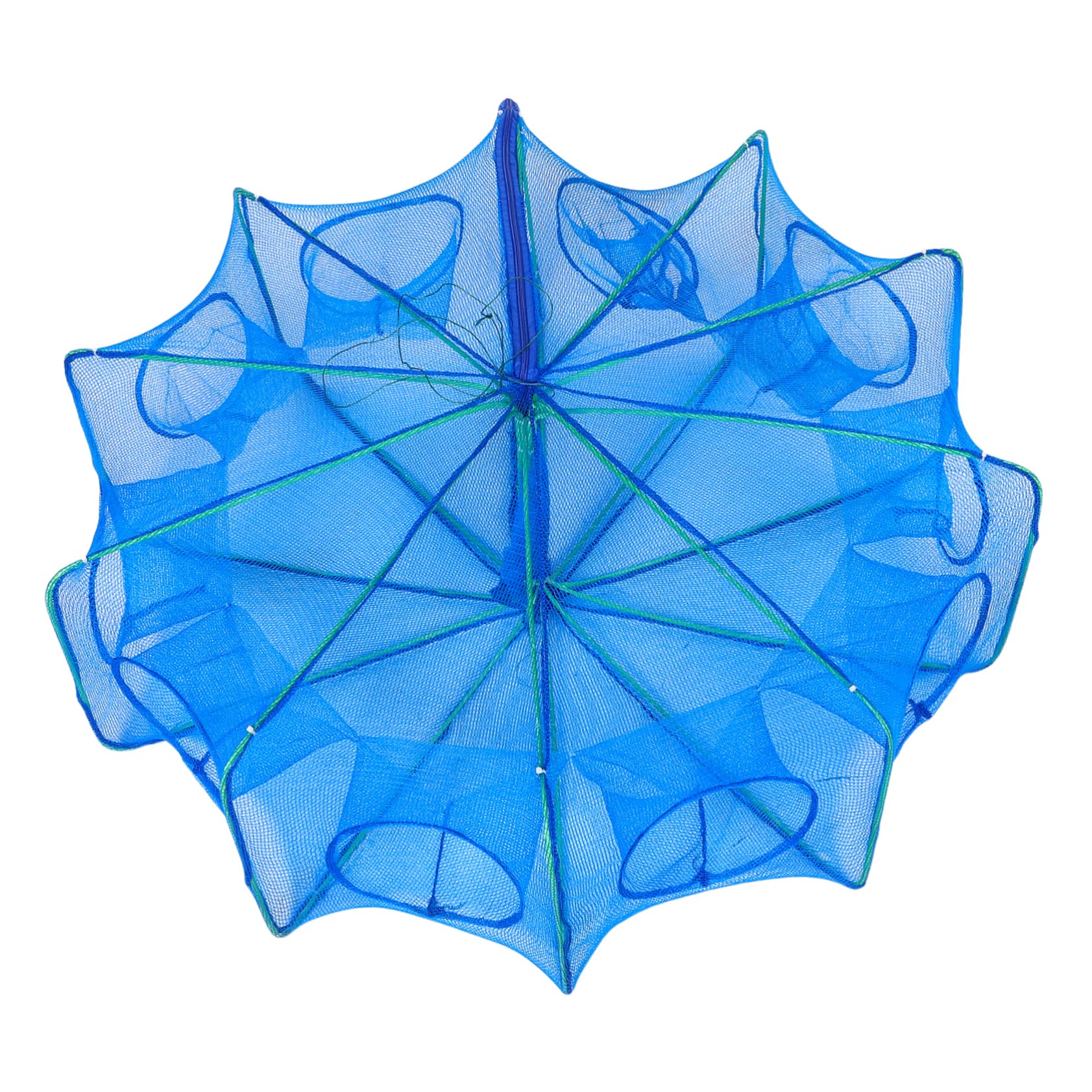 ibasenice Rete Pieghevole per Gamberetti Design Resistente e Riutilizzabile Facile Trasportare e Riporre Rete Sicura per Catture Compatte per Utilizzo Versatile