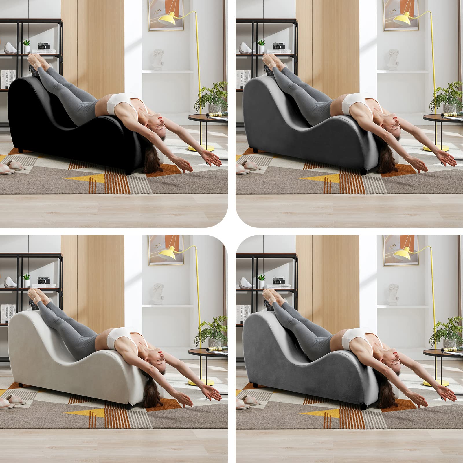 Yoga Chaise Yoga Chair, Lounge For Adults Indoor Coats Clearance