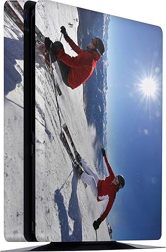 Miniatura 2 de PS4 Slim - Adhesivo decorativo personalizado para consola con diseño de vinilo + juego de 2 fundas de controlador