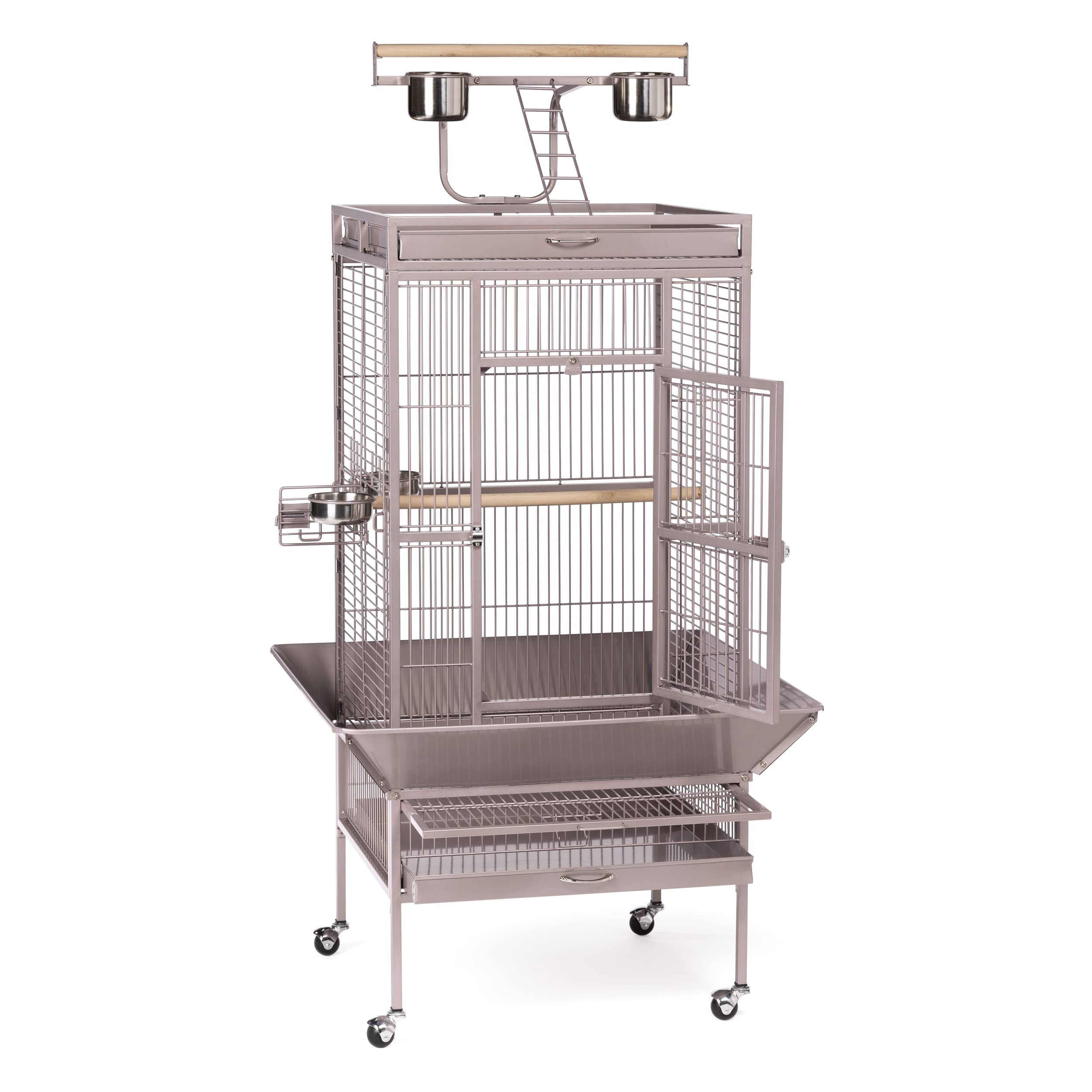 Prevue Pet Products Playtop Bird Cage - Blush Finish