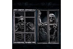 2 Pcs Halloween Ghost Curtain Decoration- Enhance Your Halloween Ambiance