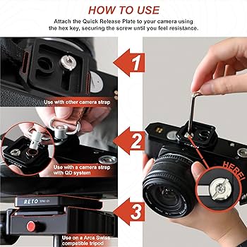 Amazon | RETO クイックリリースプレート TPM-01 1/4