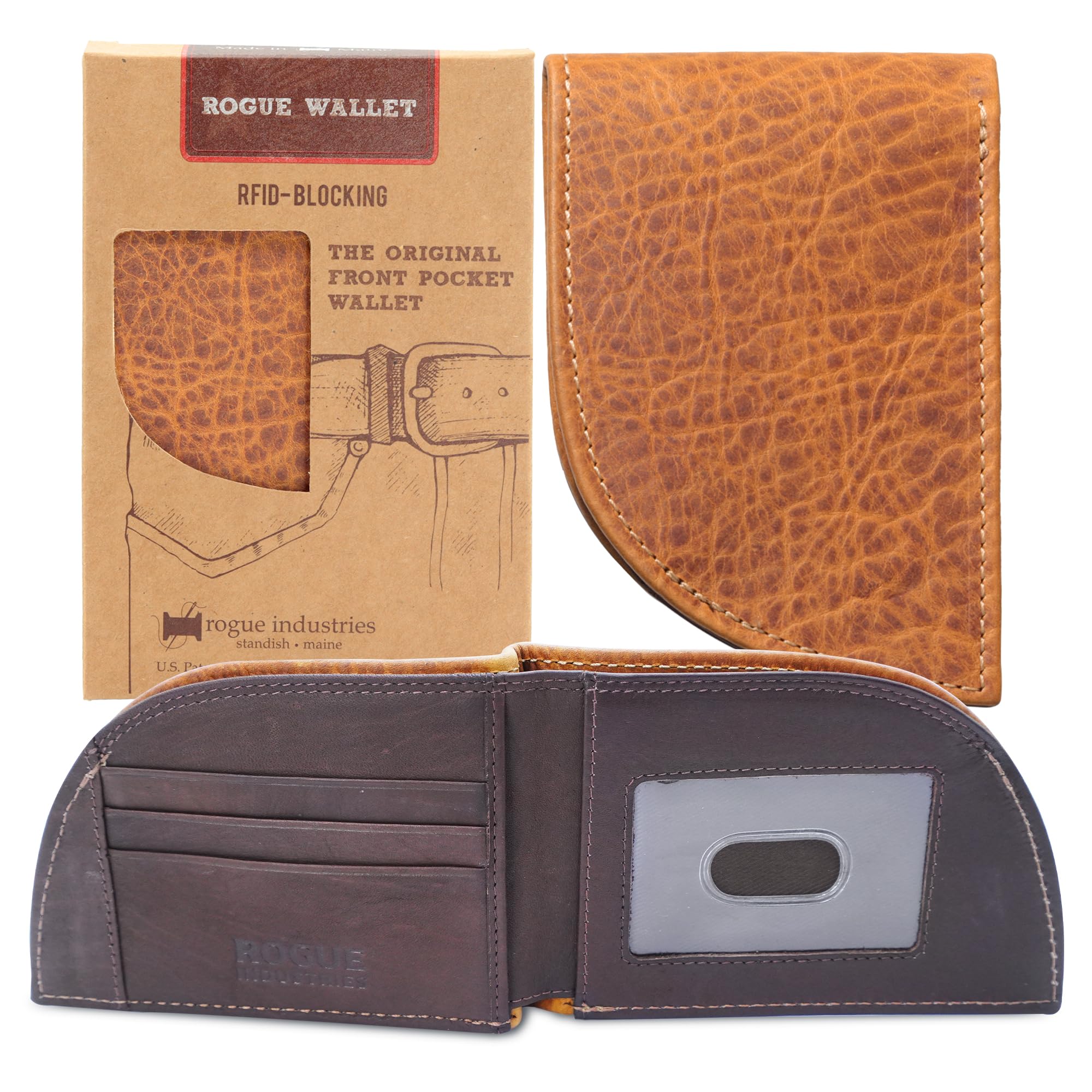 Rogue Wallet Genuine Bison Leather Wallet