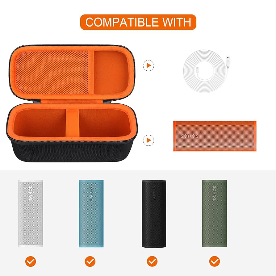 新品未開封 Sonos Roam 2 オレンジ Sonos Roam：防水設計のポータブルスマートスピーカー | Sonos