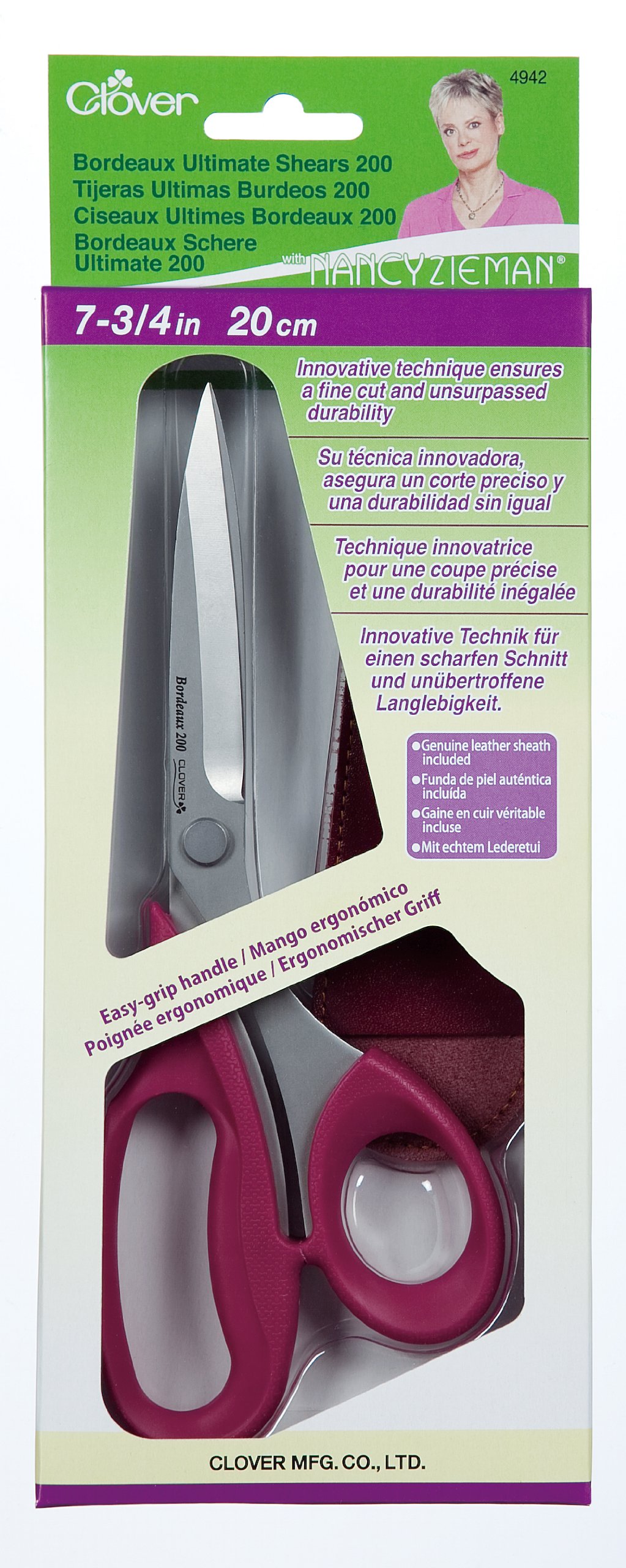 Clover4942 Bordeaux Ultimate Shears 200, Red