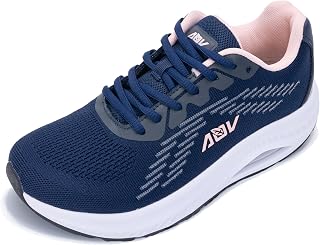 Women Wide Toe Box Shoes with Arch Support Walking Shoes Plantar Fasciitis Orthotic Tennis Sneakers for Fooot Pain Relief and Long Standing