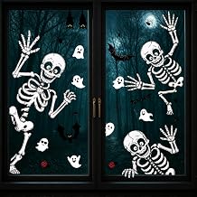 Halloween Window Clings Decor Halloween Decorations Skeleton Ghost Stickers