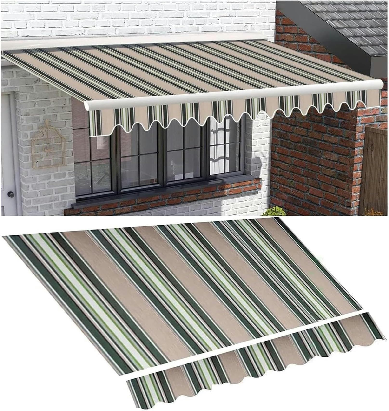 Toldo de poliéster de alta densidad para patios y balcones